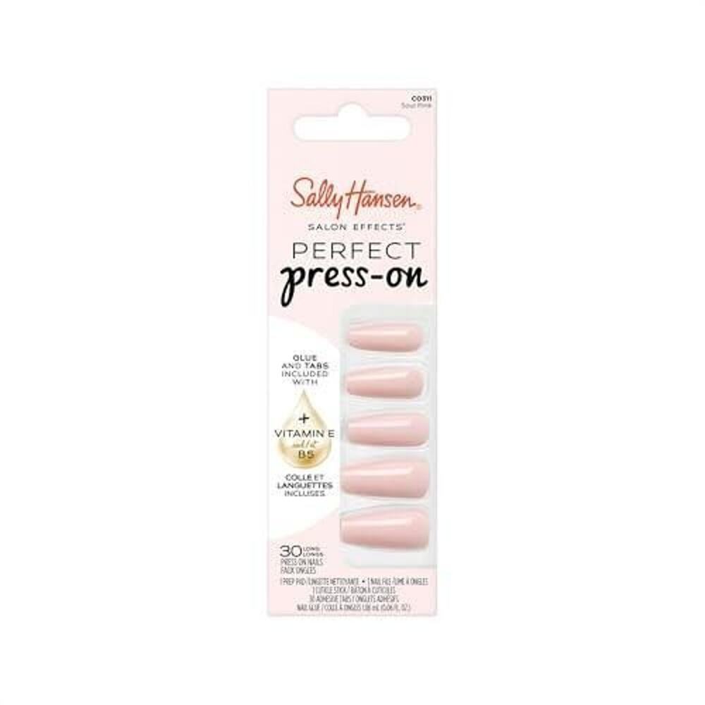Sally Hansen Perfect Press-on Nails, Soul Pink